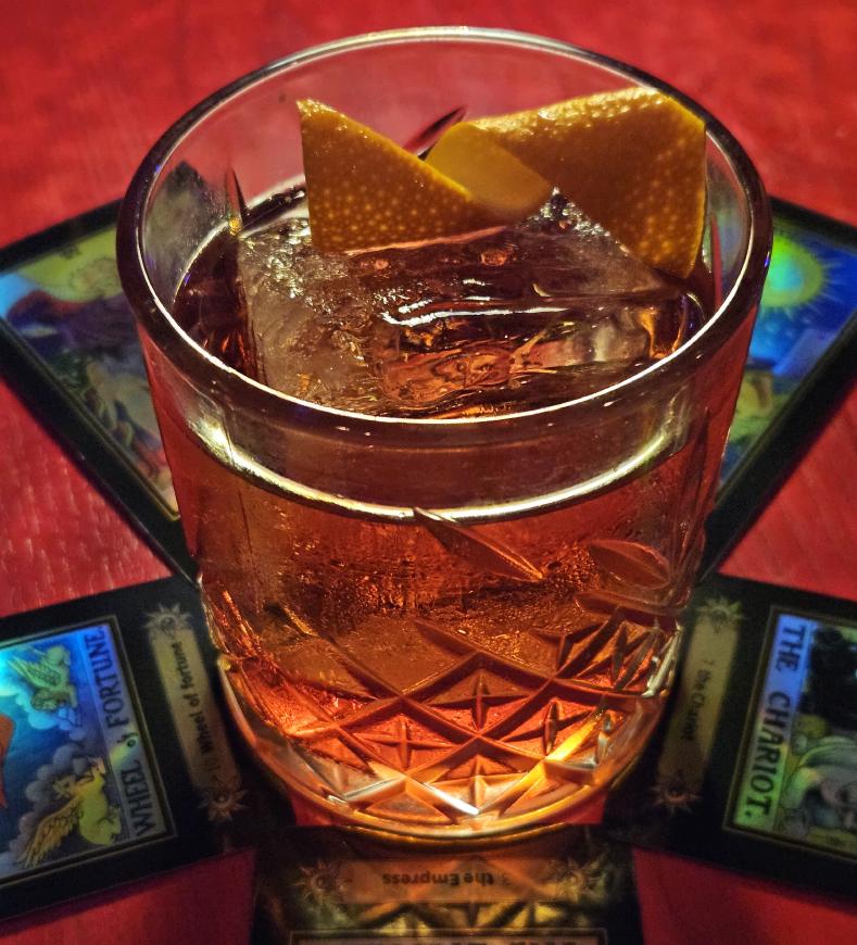 Classic cocktail closeup